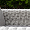 "Боно" лаунж-зона из искусственного ротанга, цвет серый
