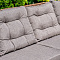 "Бергамо" плетеный центральный модуль дивана, цвет коричневый
