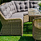 "Бергамо" плетеный правый модуль дивана, цвет соломенный